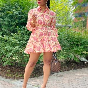 Zara Floral Mini Dress